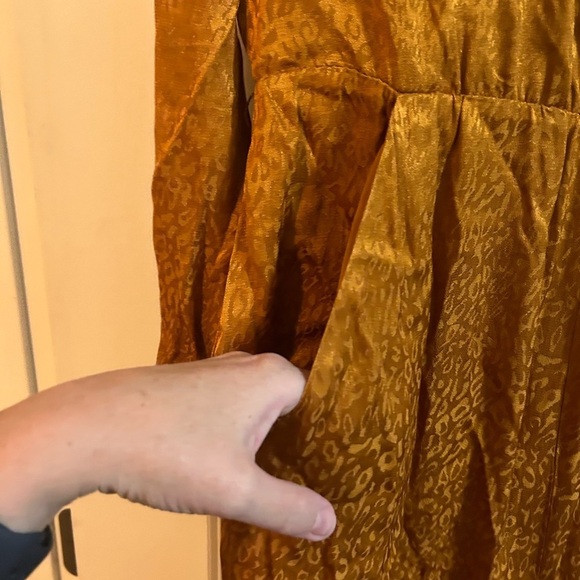 Ali & Jay jumpsuit size medium orange leopard - Picture 7 of 12